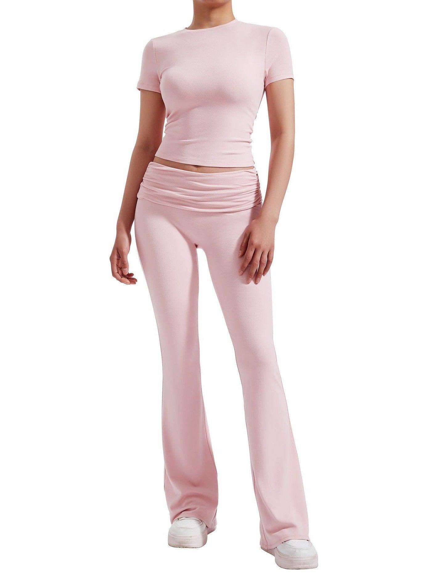 All-Day Comfort Lounge Set-Set-SUUKSESS-Pink-XS-SUUKSESS