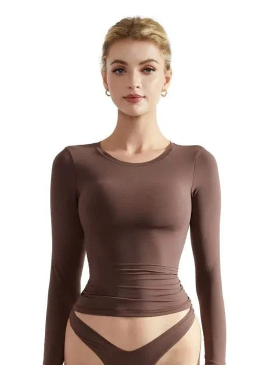 Buttery Soft Crew Neck Shirt - Long Sleeve - SUUKSESS